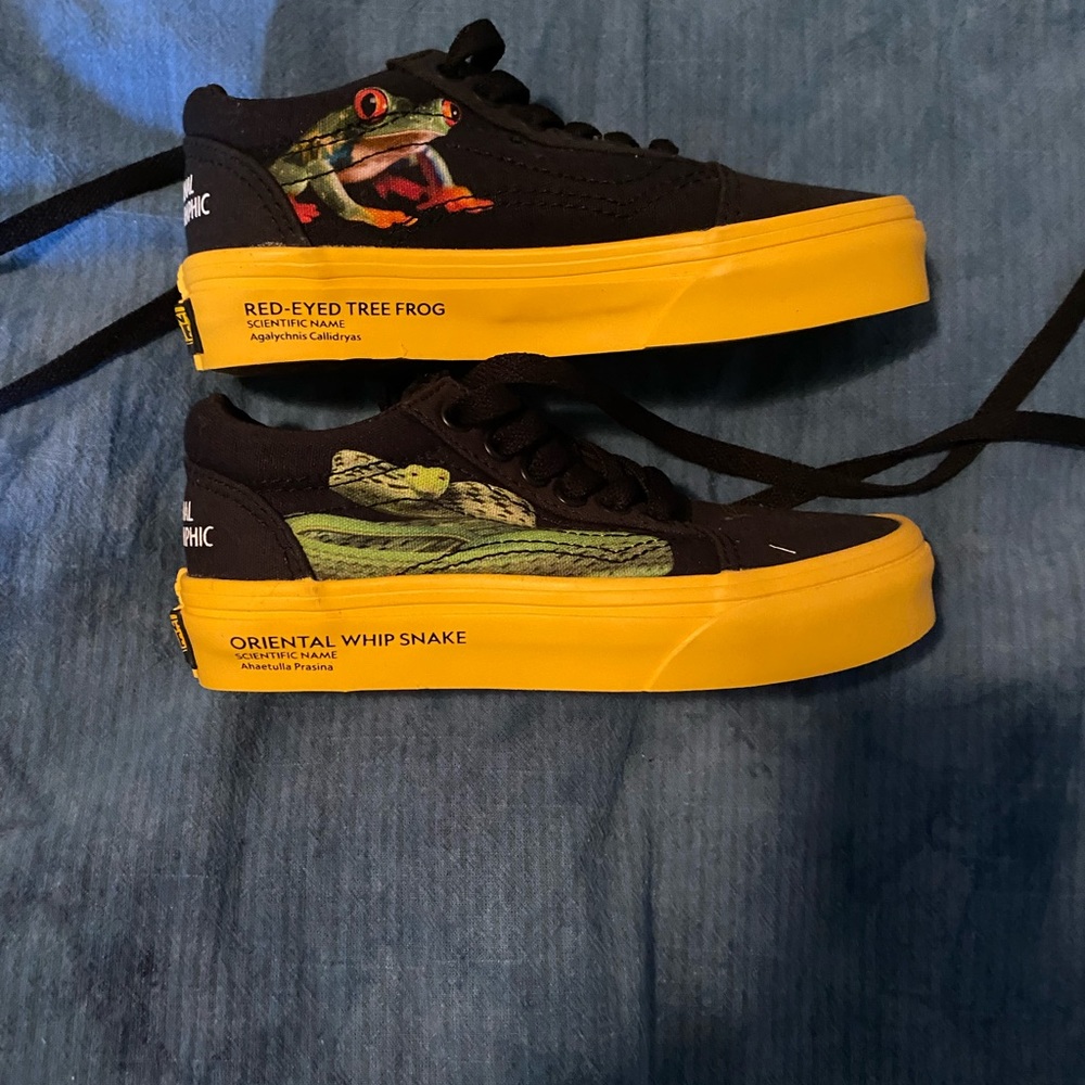 Toddler size 11.5, National Geographic Vans, never worn